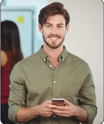 Person using phone